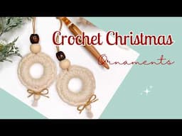 DIY Alert! Make a Stunning Crochet Ring Wreath Ornament Today!