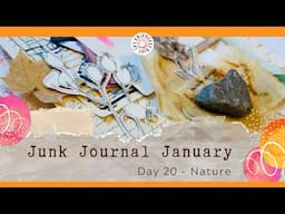 Junk Journal January 2024 - Day 20 "nature"