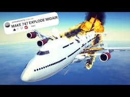 Recreating Your Airplane Crash Ideas #5 | Besiege