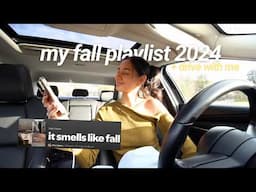 my ultimate COZY fall playlist 2024 *drive with me*