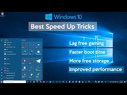 How to Speed Up Your Windows 10 Performance (Best Settings Ever)