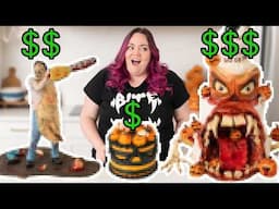 I Paid 3 Bakeries $1,500 to make insane Halloween Cakes!