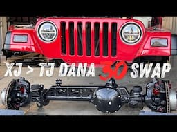 Ultimate Dana 30 Jeep XJ Front Axle Swap On My Jeep Wrangler TJ : Suspension Upgrades & Axle Mods