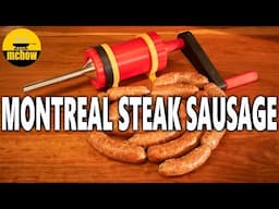 Montreal Steak Sausage! 3D Printed Sausage Stuffer! Free Print Files!