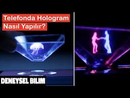 Evde Basit 3D Hologram Nasıl Yapılır | Evde Bilim Deneyi | Deneysel Bilim