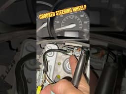 NEED TO ALIGN YOUR STEERING WHEEL??