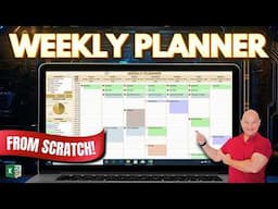 This Weekly Planner Uses The New Excel Checkbox Feature + Free Download