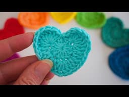 SUPER EASY CROCHET HEART ❤️– Perfect for Beginners! DIY Step by Step