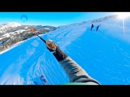 Skiing Milly Top to Bottom at Brighton Ski Resort Utah