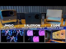 Which 4K Projector is Best? Valerion VisionMaster Pro 2 or XGIMI Horizon S Max or JMGO N1S Ultra