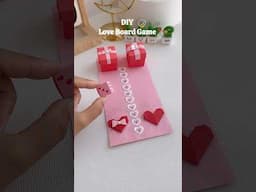 ✨DIY Love Board Game 😍✨#shorts #art#diy #muktaartandcraft #youtubeshortsvideos