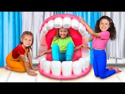 Brush Your Teeth 🦷 The Toothpaste Factory - Songs For Kids