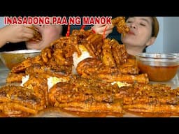 SUPER TENDER CHICKEN FEET ASADO | CHICKEN FEET MUKBANG | MUKBANG PHILIPPINES | FILIPINO FOOD