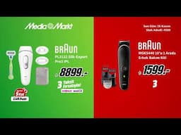 Rengarenk Şahane Cuma Geliyor! | Braun Silk Expert 8.899 & 10’u 1 arada erkek bakım seti 1599TL!