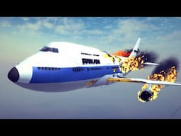 Real Airplane Disasters and Crashes #20 | Besiege