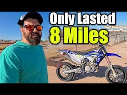 New Motorcycle Breaks in 8 Miles? Is This a Record?