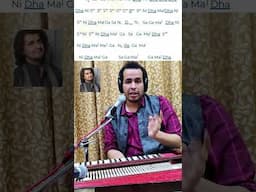 Sargam Of Mere Dholna 3.0 | By- Rohit Kataria   #sonunigam #short #music