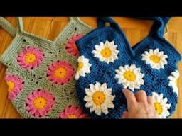 Make A Daisy Granny Square Bag With Me