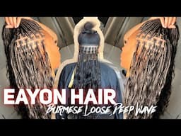 THE NEASTEST Small Boho Knotless | Eayon Hair| Natural Deep Wave 22”