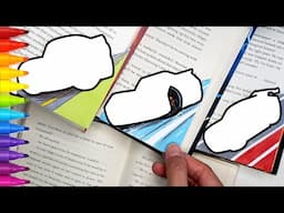 DIY Bookmarks Drawing & Paper Craft - Cars 3 Lightning McQueen, Jackson Storm & Cruz Ramirez