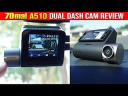 70mai A510 Dash Cam Review & Driving Video (Live View, GPS, Wi-Fi App, Park Mode)