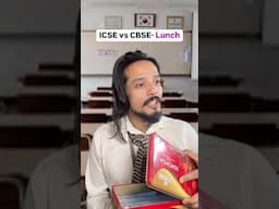 CBSE vs ICSE- Lunch Box