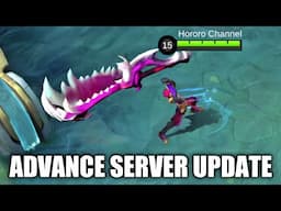 NEW HANZO NEW YSS BUFFED SUN | ADVANCE SERVER UPDATE