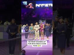 Neymar Jr 🤝 Tennis #WTAFinalsRiyadh #wtafinals