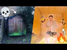 DIY my MOULDY SHED into a MODERN SAUNA!