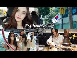 VLOG:A day in my life in Seoul,meeting with my  friend, shopping, korean barbecue  // 외국인 모델의 서울 일상