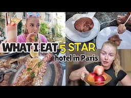 What I EAT IN A DAY-  5 STAR HOTEL in PARIS! 🇫🇷🐌& Paralympics Opening Ceremony! 🏆