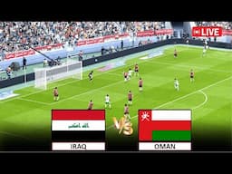 🔴مباشر: العراق ضد عمان I مباراة تصفيات كأس العالم I مباراة كاملة بث مباشر Iraq vs Oman Live Match