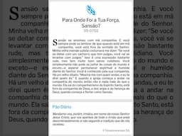 Pão Diário: Para Onde foi a Tua Força Sansão? - WMB