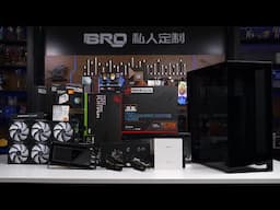 「BRO」4K Water Cooled PC Build PHANTEKS NV9 AMD RYZEN 9 9950X. 追风者NV9 9950X黑色海景房 #pcbuild