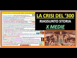 LA CRISI DEL TRECENTO  riassunto storia x scuola Media