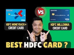 HDFC Moneyback Plus Credit Card vs HDFC Millennia Credit Card | hdfc moneyback vs hdfc millennia