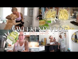 WEEKEND VLOG: BEING PRODUCTIVE, HOME DIY, PRIME PURCHASES, ORGANIZING, MEAL PREP | Holley Gabrielle