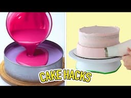 10 HACKS FÁCILES PARA DECORAR PASTELES PRICIPIANTES / BAKING DAY