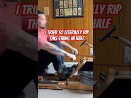 Testing the MERACH 950 Dual Resistance Wood Rower #merach #merach950 #fitness #homegym #ad