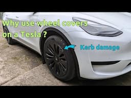 Why use aftermarket wheel covers on a Tesla Model Y? (& do they protect your alloys?)