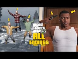 GTA 5 - All 5 Endings! (A,B,C, Secret & BETA)