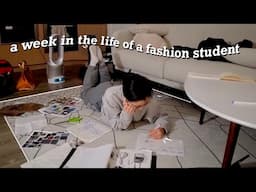 one week of fashion school (still on strike) | NYC Parsons art school vlog