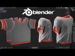 Blender 4.2: Make A Shirt Tutorial - Cloth Sewing