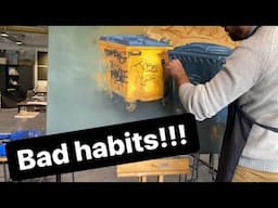 5 of the best tips to AVIOD bad habits in PAINTING!! [Become a better ARTIST]