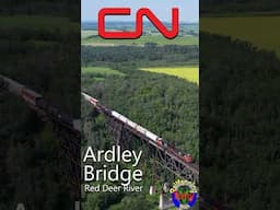 Ardley Bridge Alberta #railfanning #train #canadarailway #bridge #trainspotting