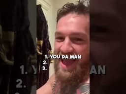 Sean O'Malley's Parodies of Conor McGregor 😂