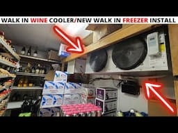 HVACR: Walk In Wine Cooler Refrigerant Piping/Electrical Service For New Walk In Freezer Install