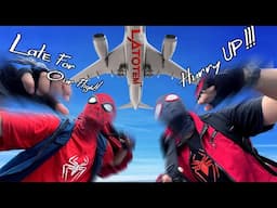 LATE FOR FLIGHT || SPIDER-MAN Bros PARKOUR POV