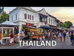 Walking Through Phuket Old Town, Thailand in 4K HDR | Stunning Streets & Architecture Tour