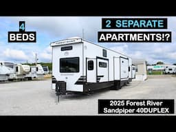 Park Model RV Built Better Than a Tiny House?! 2025 Sandpiper 40DUPLEX